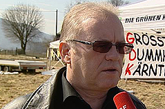 GDK Grünes Protestlager, Max Felsberger,  Sprecher Bürgerinitiativen