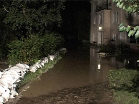 Unwetter in feldkirchen, Hochwasser