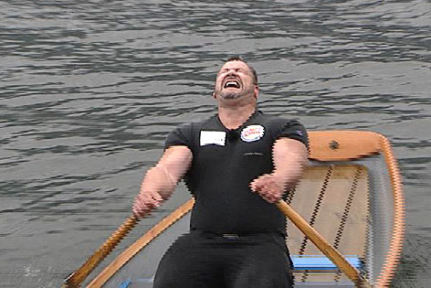 Martin Hoi Weltrekordversuch MS Ossiach Ruderboot