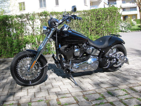 Gestohlene Harley-Davidson