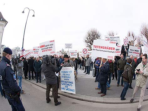 Wirte Protest Steuerreform Wien