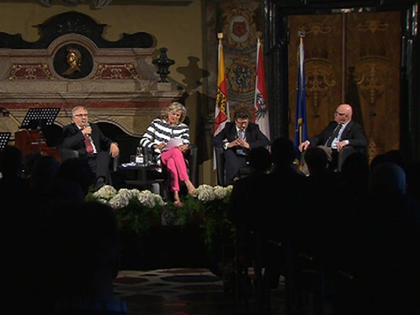 Podiumsdiskussion mit Botschafterin Ursula Plassnik, Historiker Stefan Karner und Hellwig Vallentin