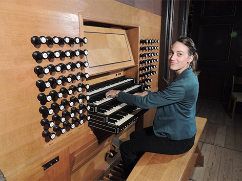 Marina Ragger gewinnt Orgelwettbewerb