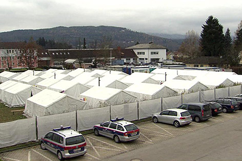 Asyl Flüchtlinge Krumpendorf Erstaufnahmezentrum Ossiach Start