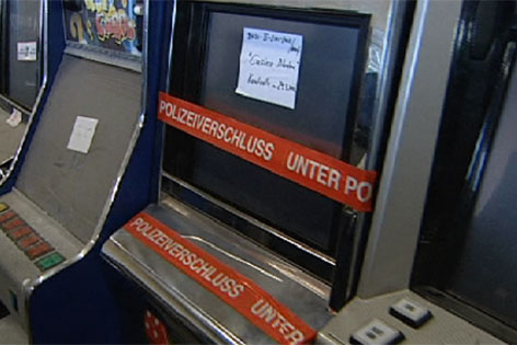 Versiegelter Glücksspielautomat