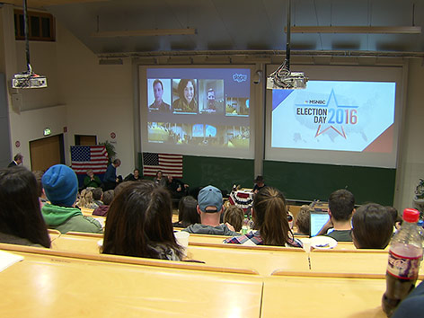 US Wahlnacht Uni Klagenfurt