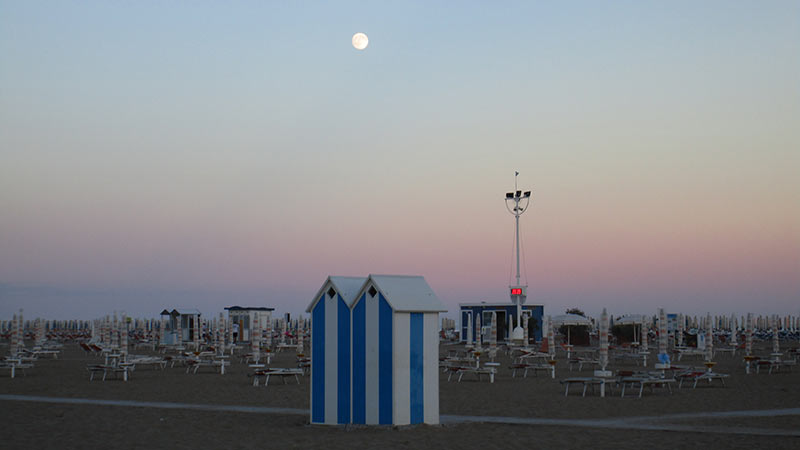 Urlaub Sonnenaufgang Strand Adria