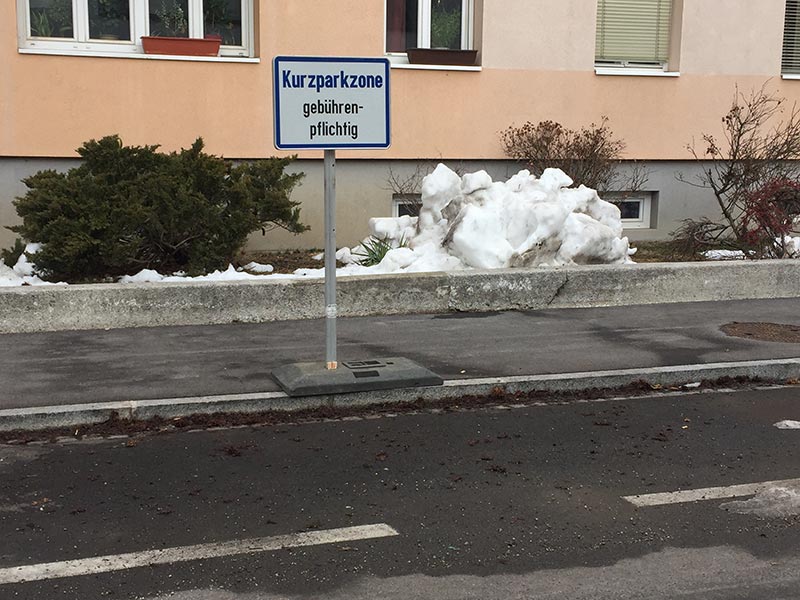 Kurzparkzone Klagenfurt Neue Schilder