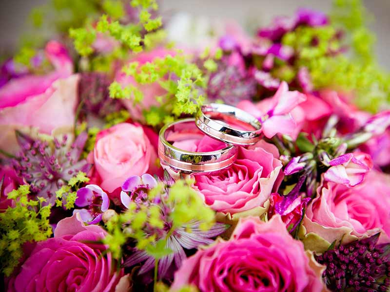Heiraten Buquet Blumen Hochzeit