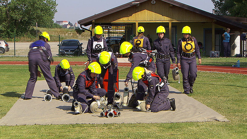 Slowenien Training Villach Feuerwehrwettbewerbe