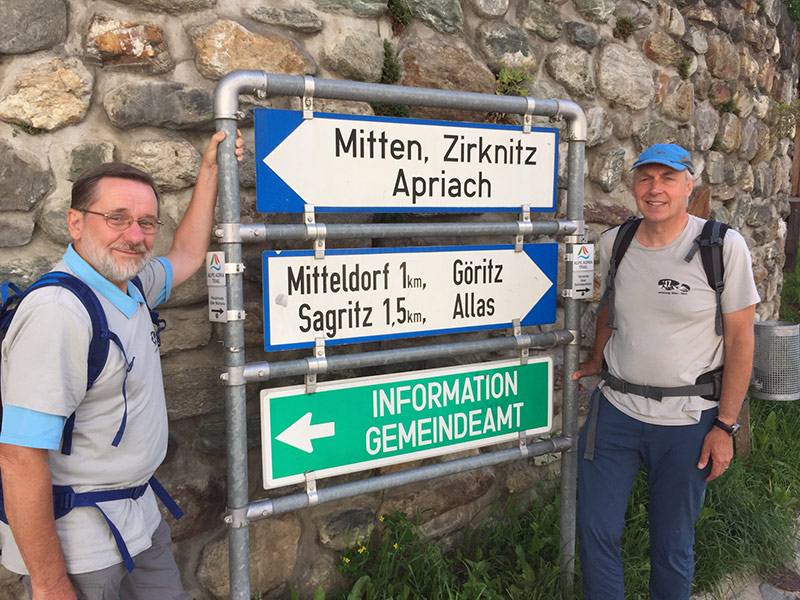 Naturschützer Alpen Wanderung