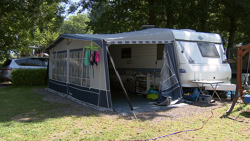 Campingplatz Wohnwagen Camper