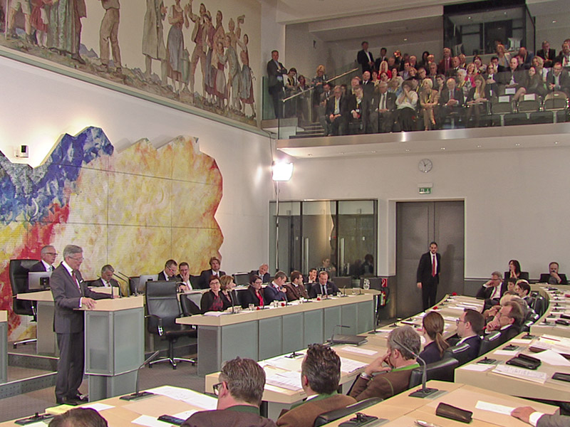 Konstituierende Landtagssitzung Übertragung live Angelobung