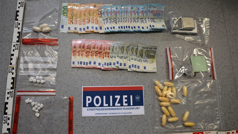 Drogenfund Dealer Bande Klagenfurt Hausdurchsuchung