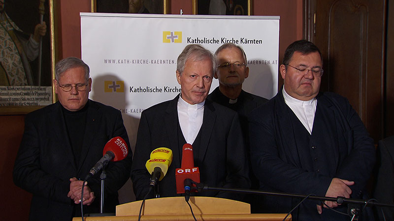Diözese Gurk Pressekonferenz Guggenberger Vorwürfe gegen Alois Schwarz Kirche