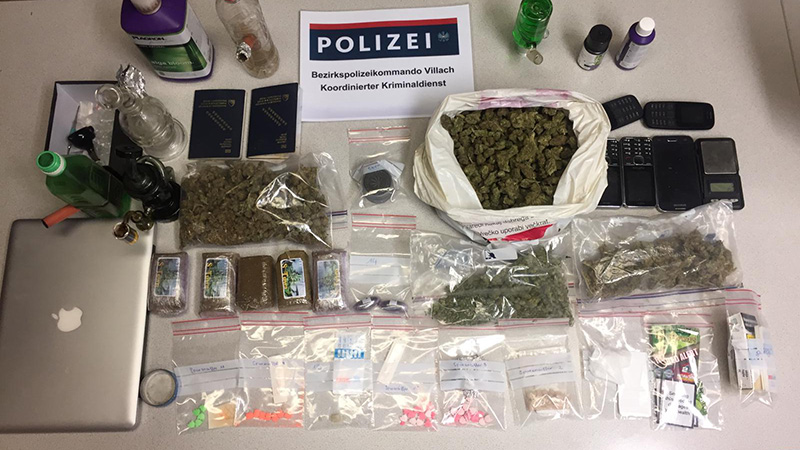 Drogenfund Villach Land 38 Jährige Haft Deutschland
