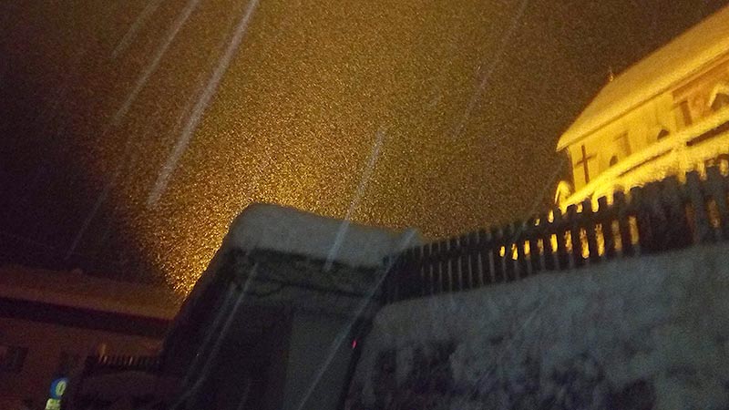 Schneefall St.Lorenzen Lesachtal