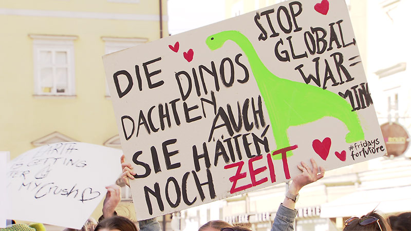 Demo Klimaschutz Greta Thunberg KLagenfurt