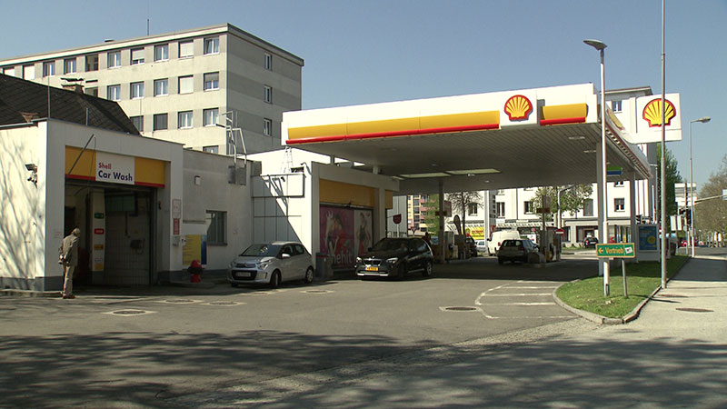 Tankstelle Shell Viktringerring Klagenfurt außen