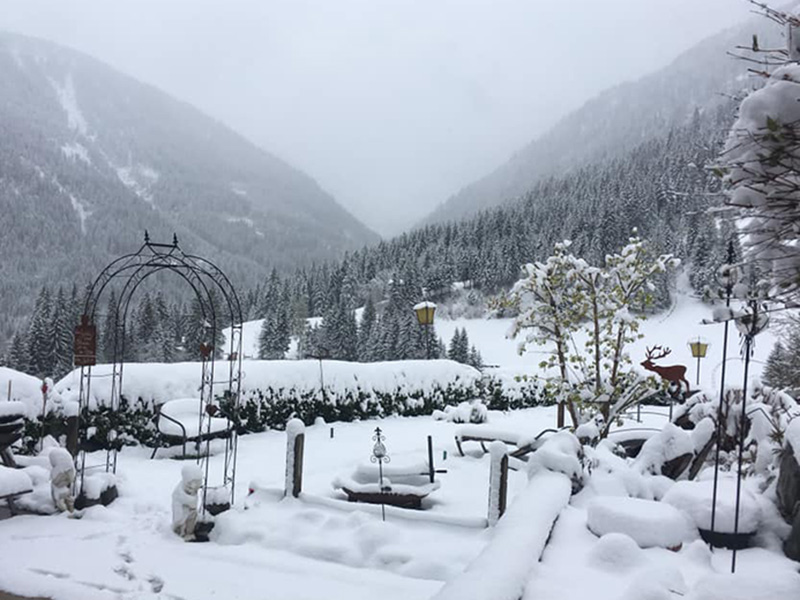 Schnee Obergail Lesachtal 5. Mai 2019