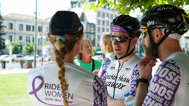 Ride4Woman Gebärmutterhalskrebs Radfahren Gynäkologen